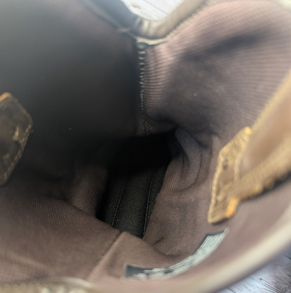 Cowboy Western Square Toe Brown Leather Boots EUC Men's Size 8 Survivors Brand - Picture 9 of 14